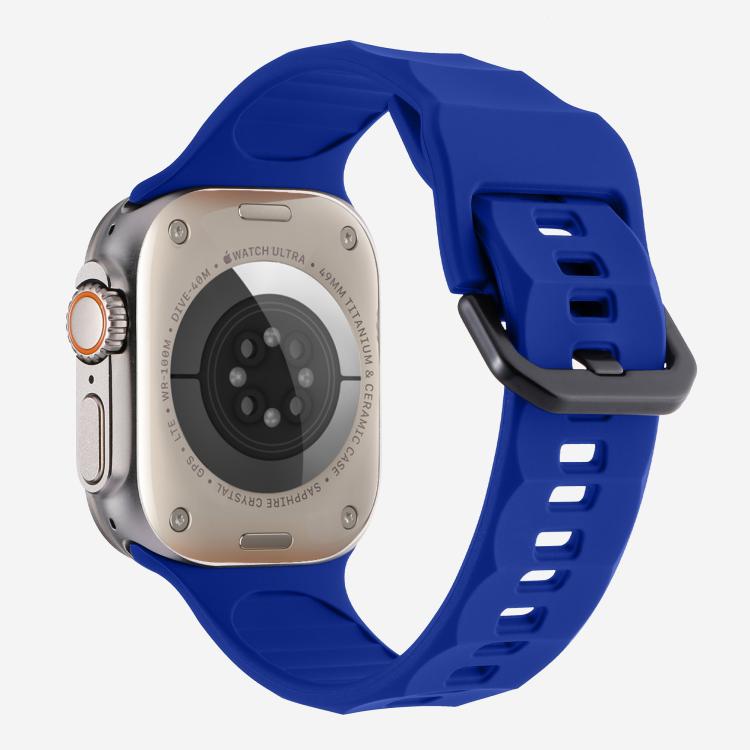 For Apple Watch 42mm / 41mm / 40mm / 38mm Kalebol Ripple Sports Silicone Strap