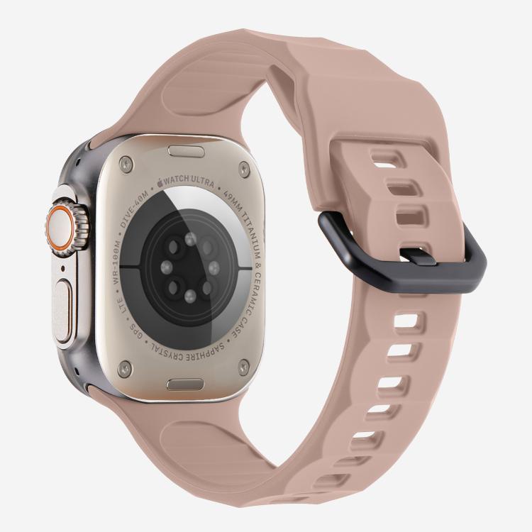 For Apple Watch 42mm / 41mm / 40mm / 38mm Kalebol Ripple Sports Silicone Strap