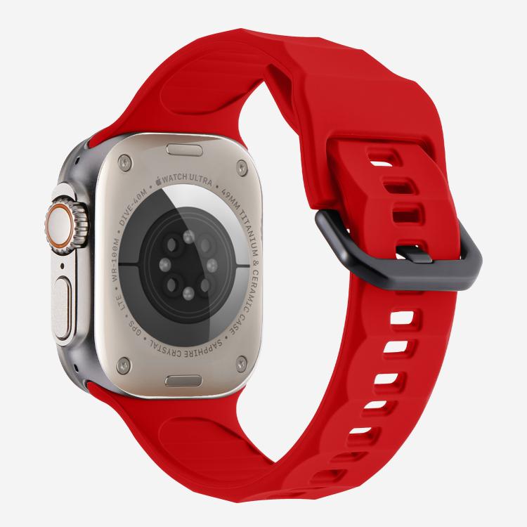 For Apple Watch 42mm / 41mm / 40mm / 38mm Kalebol Ripple Sports Silicone Strap