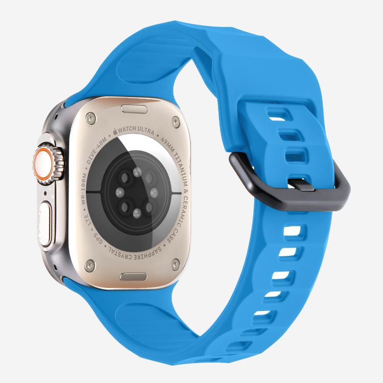 For Apple Watch 42mm / 41mm / 40mm / 38mm Kalebol Ripple Sports Silicone Strap