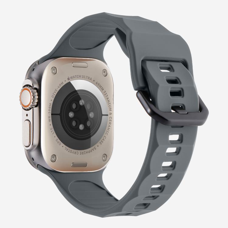 For Apple Watch 42mm / 41mm / 40mm / 38mm Kalebol Ripple Sports Silicone Strap