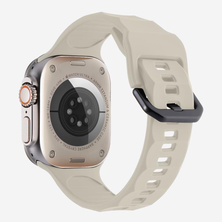 For Apple Watch 42mm / 41mm / 40mm / 38mm Kalebol Ripple Sports Silicone Strap