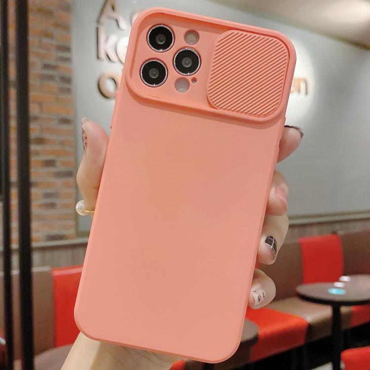 For iPhone 14 Pro Max Slid Camera Shield Liquid Silicone TPU Phone Case