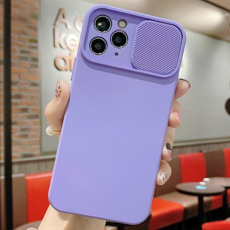 For iPhone 11 Pro Slid Camera Shield Liquid Silicone TPU Phone Case