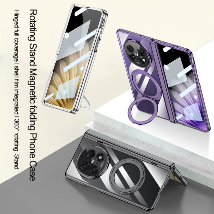 For OPPO Find N5 GKK Magnetic Fold Hinge Rotation Holder Film Integrated Phone Case