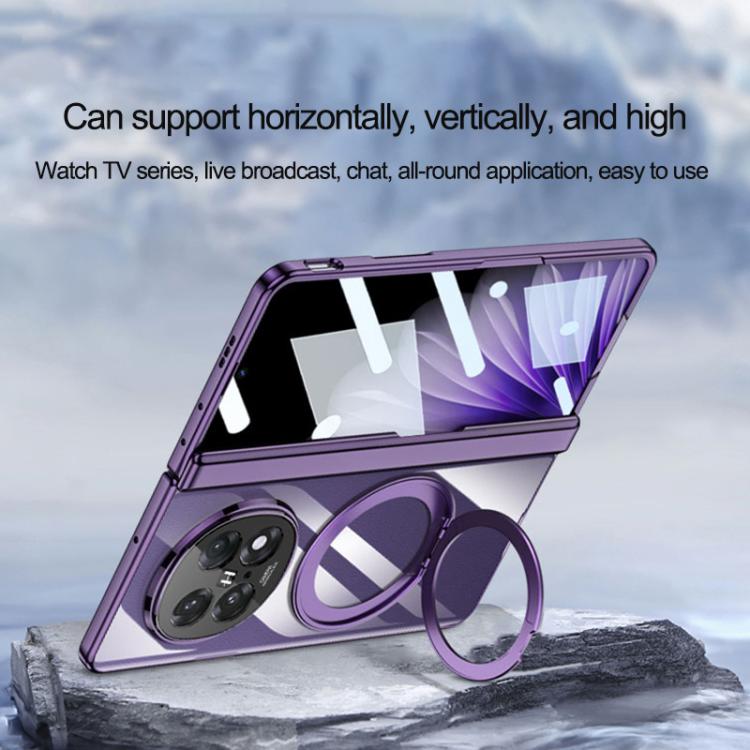 For OPPO Find N5 GKK Magnetic Fold Hinge Rotation Holder Film Integrated Phone Case