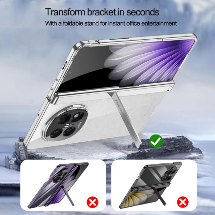 For OPPO Find N5 GKK Magnetic Fold Hinge Holder Film Integrated Phone Case