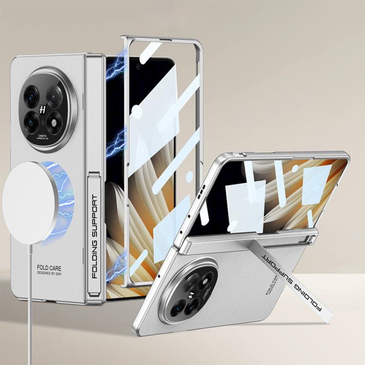 For OPPO Find N5 GKK Magnetic Fold Hinge Side Holder Film Integrated MagSafe Phone Case