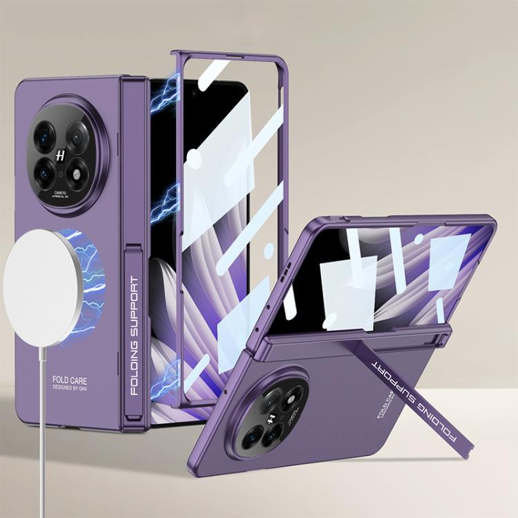 For OPPO Find N5 GKK Magnetic Fold Hinge Side Holder Film Integrated MagSafe Phone Case