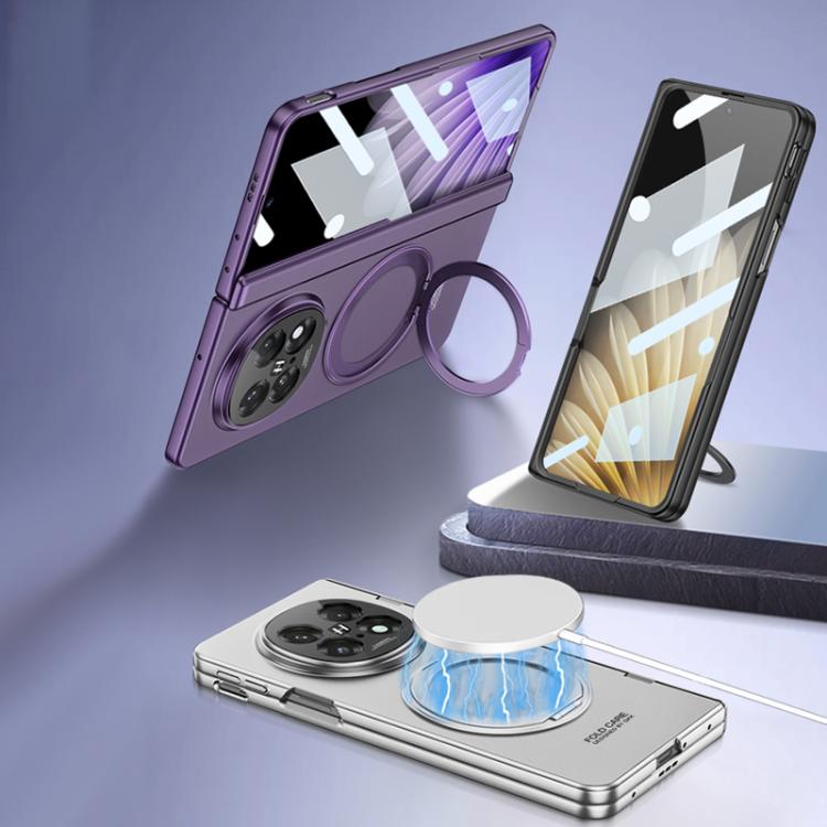 For OPPO Find N5 GKK Magnetic Hinge Rotation Holder Film Integrated MagSafe Phone Case