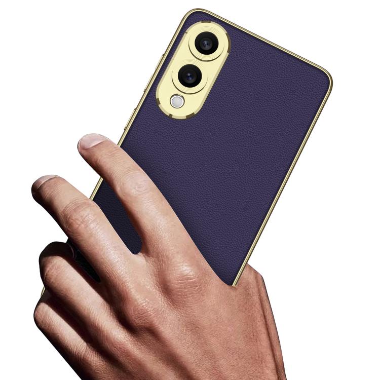 For Samsung Galaxy S25 Edge 5G GKK Plating TPU Leather Full Coverage Phone Case