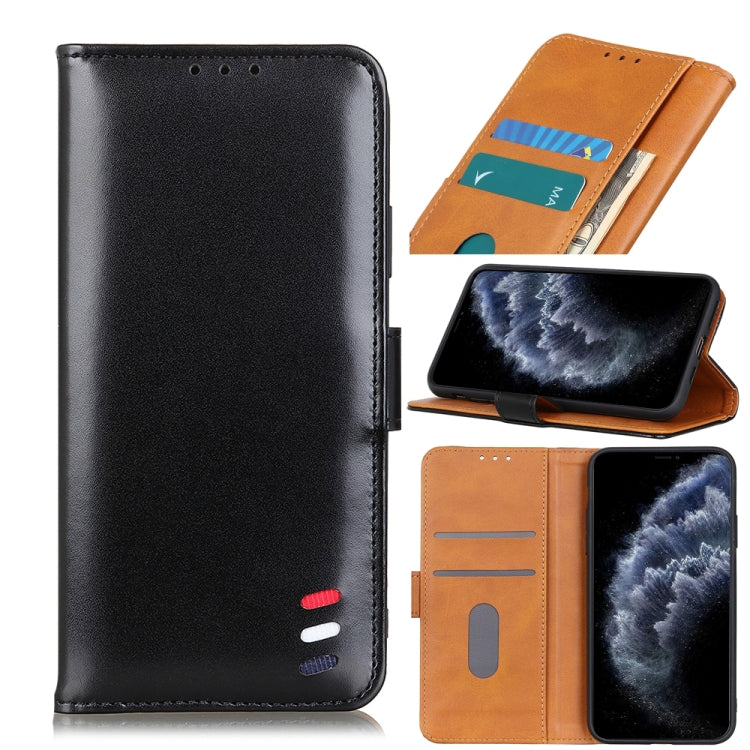 For iPhone 11 Pro 3-Color Pearl Texture Magnetic Buckle Horizontal Flip PU Leather Case with Card Slots & Wallet & Holder
