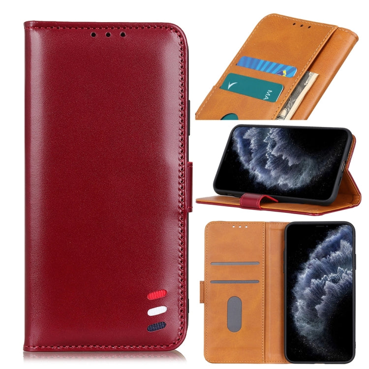 For iPhone 11 Pro 3-Color Pearl Texture Magnetic Buckle Horizontal Flip PU Leather Case with Card Slots & Wallet & Holder