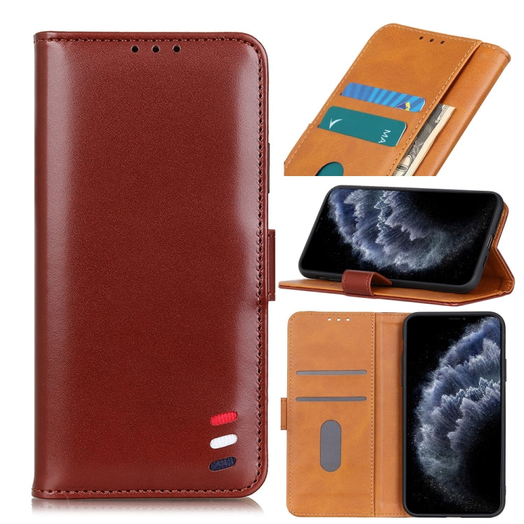 For iPhone 11 Pro 3-Color Pearl Texture Magnetic Buckle Horizontal Flip PU Leather Case with Card Slots & Wallet & Holder