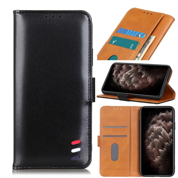 For iPhone 11 Pro Max 3-Color Pearl Texture Magnetic Buckle Horizontal Flip PU Leather Case with Card Slots & Wallet & Holder