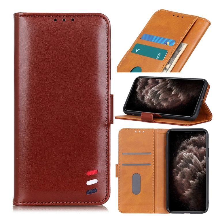 For iPhone 11 Pro Max 3-Color Pearl Texture Magnetic Buckle Horizontal Flip PU Leather Case with Card Slots & Wallet & Holder