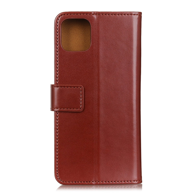 For iPhone 12 mini 3-Color Pearl Texture Magnetic Buckle Horizontal Flip PU Leather Case with Card Slots & Wallet & Holder