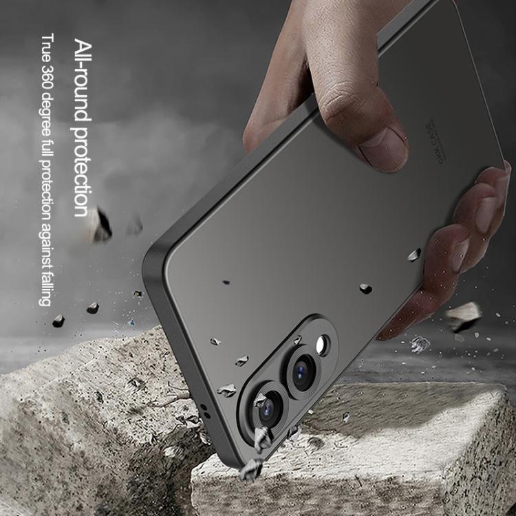For Samsung Galaxy S25 Edge 5G GKK Skin Feel PC Hybrid TPU Phone Case
