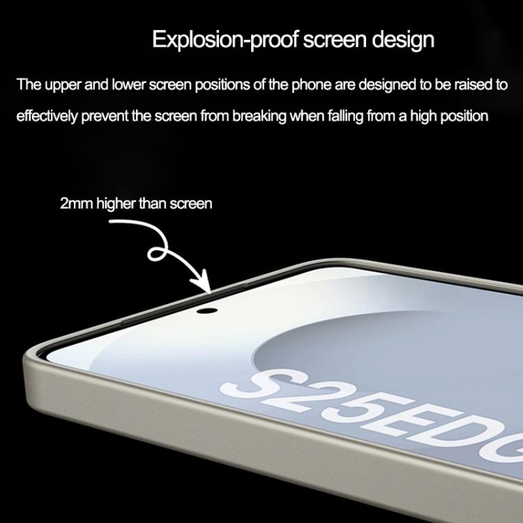 For Samsung Galaxy S25 Edge 5G GKK Skin Feel PC Hybrid TPU Phone Case
