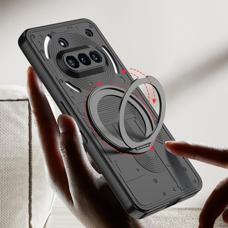For Nothing Phone 3a GKK Full Coverage MagSafe PC Phone Case with Holder