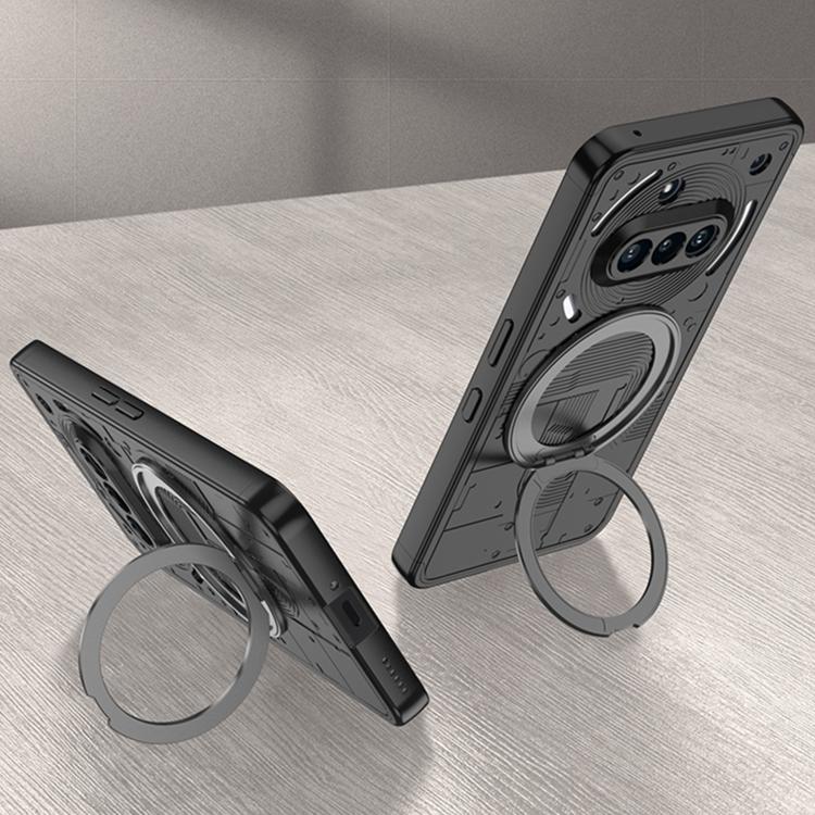For Nothing Phone 3a GKK Full Coverage MagSafe PC Phone Case with Holder