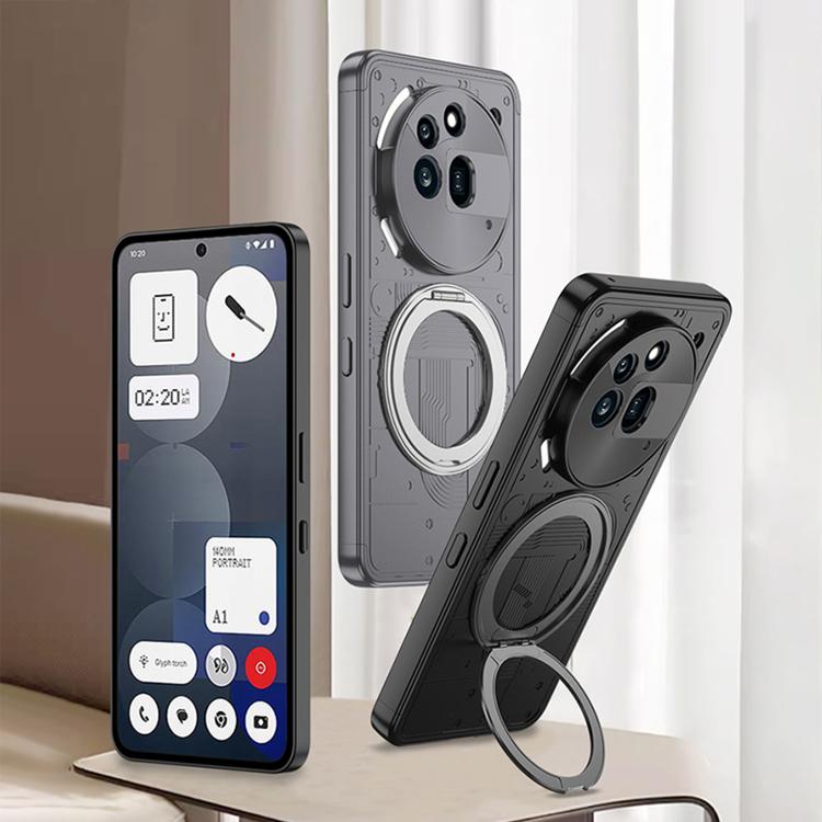 For Nothing Phone 3a Pro GKK Full Coverage MagSafe PC Phone Case with Holder