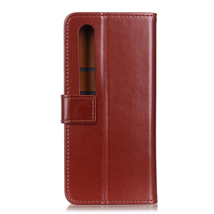 For Xiaomi Mi 10 5G 3-Color Pearl Texture Magnetic Buckle Horizontal Flip PU Leather Case with Card Slots & Wallet & Holder