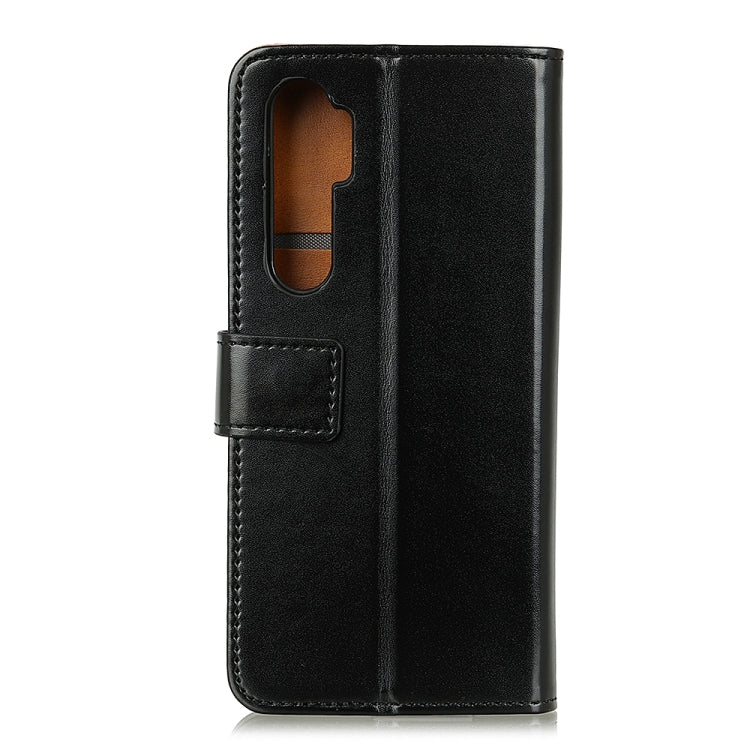For Xiaomi Mi Note 10 Lite 3-Color Pearl Texture Magnetic Buckle Horizontal Flip PU Leather Case with Card Slots & Wallet & Holder