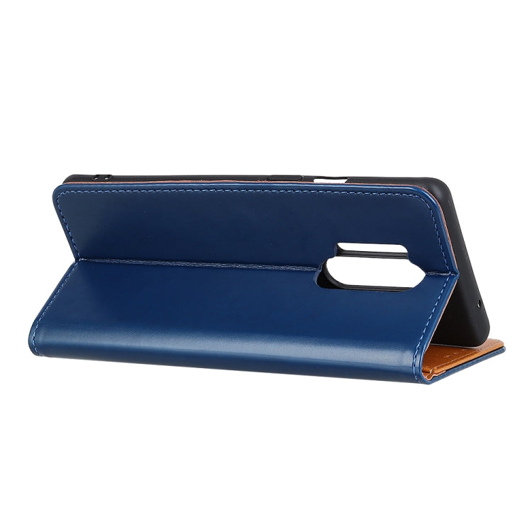 For OnePlus 8 Pro 3-Color Pearl Texture Magnetic Buckle Horizontal Flip PU Leather Case with Card Slots & Wallet & Holder