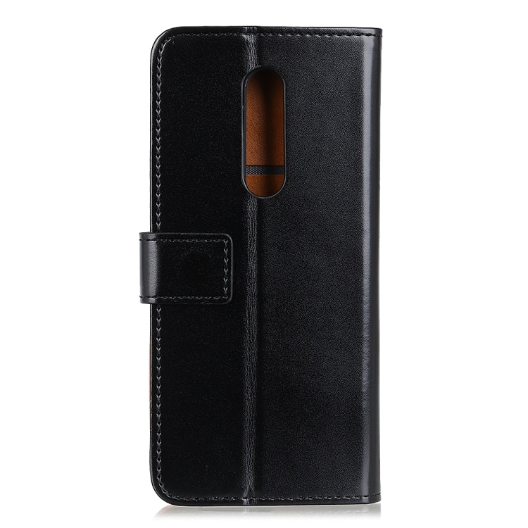 For OnePlus 8 3-Color Pearl Texture Magnetic Buckle Horizontal Flip PU Leather Case with Card Slots & Wallet & Holder
