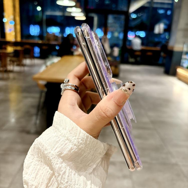 For Huawei Mate X3 Pearlescent Shell Texture MagSafe Phone Case