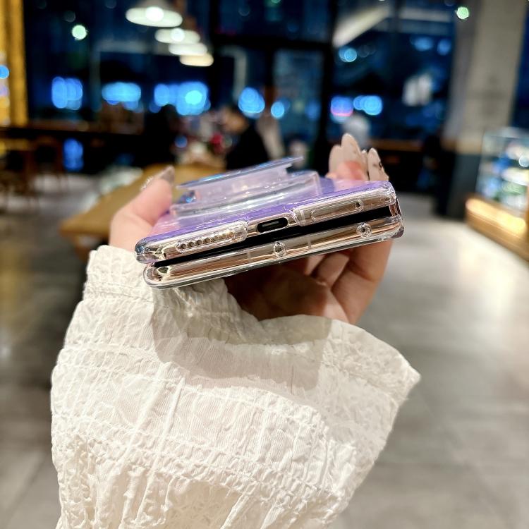 For Huawei Mate X3 Pearlescent Shell Texture MagSafe Phone Case
