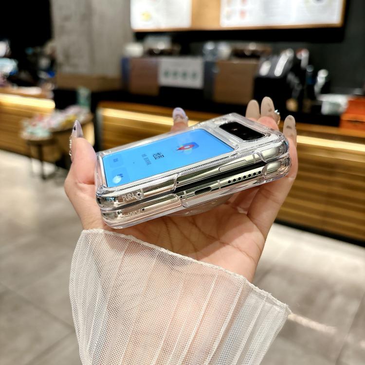 For Huawei Pura X Pearlescent Shell Texture MagSafe Phone Case
