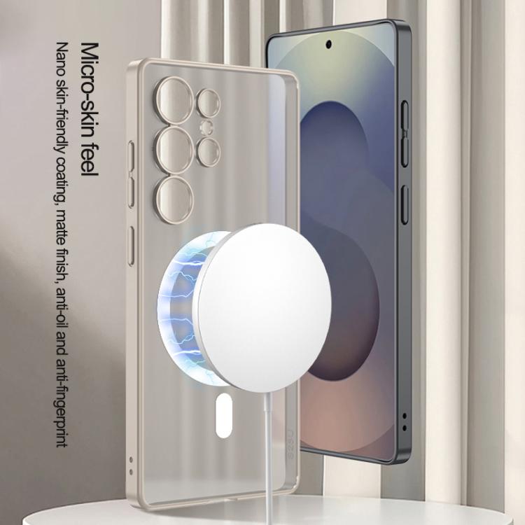 For Samsung Galaxy S25 Ultra 5G GKK Semi-transparent Skin Feel MagSafe Phone Case