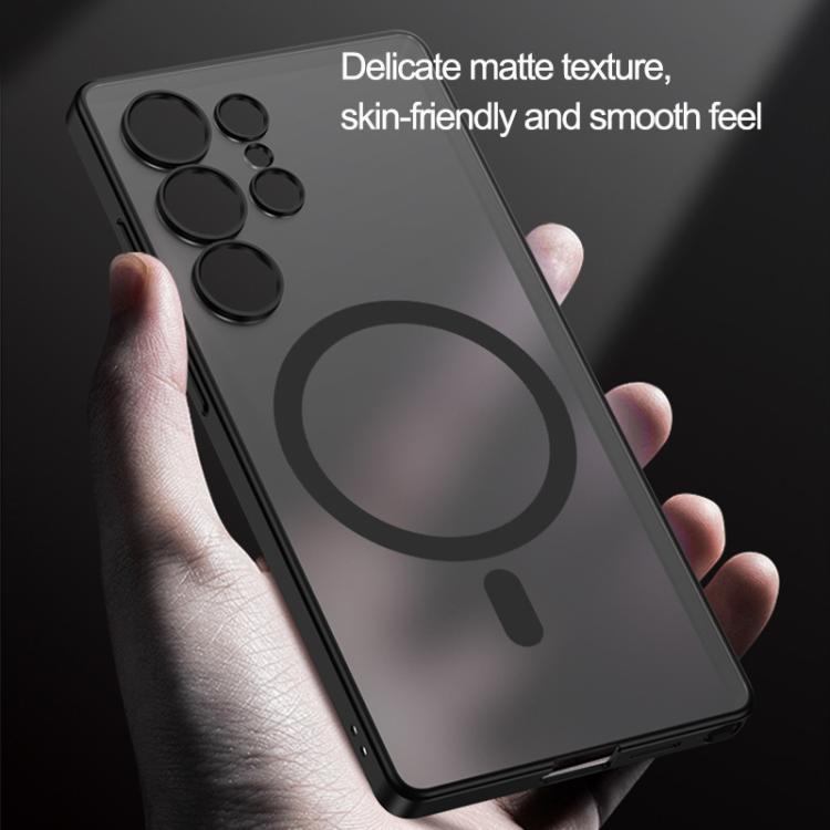 For Samsung Galaxy S25 Ultra 5G GKK Semi-transparent Skin Feel MagSafe Phone Case