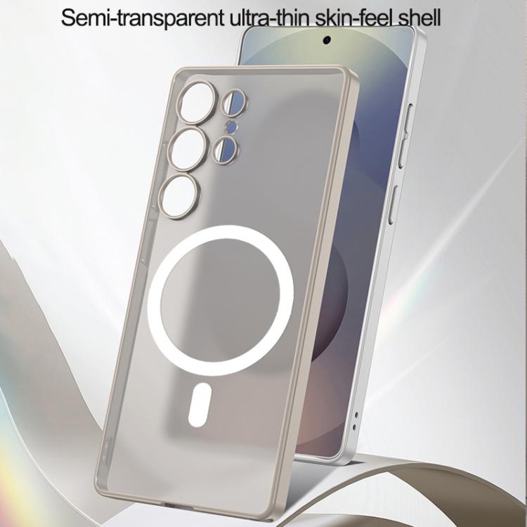 For Samsung Galaxy S25 Ultra 5G GKK Semi-transparent Skin Feel MagSafe Phone Case