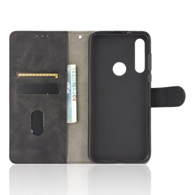 For Motorola Moto G Fast Solid Color Skin Feel Magnetic Buckle Horizontal Flip Calf Texture PU Leather Case with Holder & Card Slots & Wallet