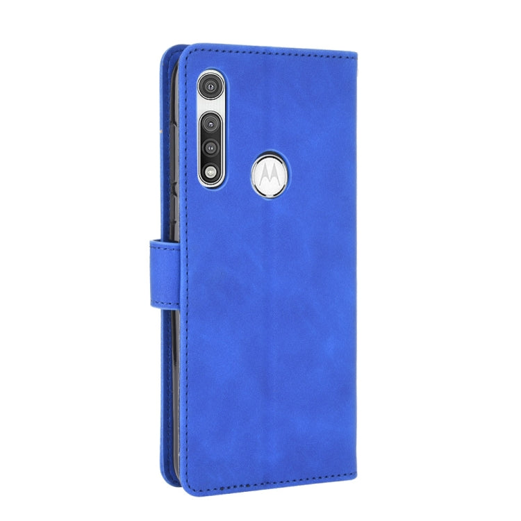 For Motorola Moto G Fast Solid Color Skin Feel Magnetic Buckle Horizontal Flip Calf Texture PU Leather Case with Holder & Card Slots & Wallet