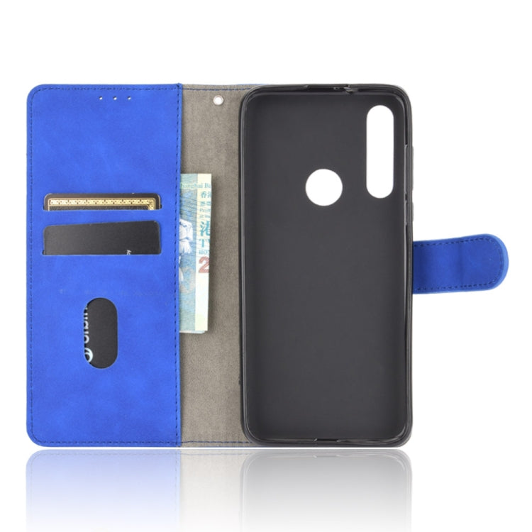 For Motorola Moto G Fast Solid Color Skin Feel Magnetic Buckle Horizontal Flip Calf Texture PU Leather Case with Holder & Card Slots & Wallet