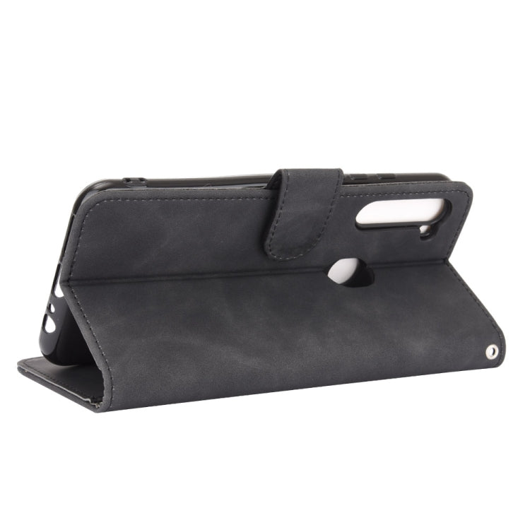 For Motorola Moto One Fusion Plus Solid Color Skin Feel Magnetic Buckle Horizontal Flip Calf Texture PU Leather Case with Holder & Card Slots & Wallet