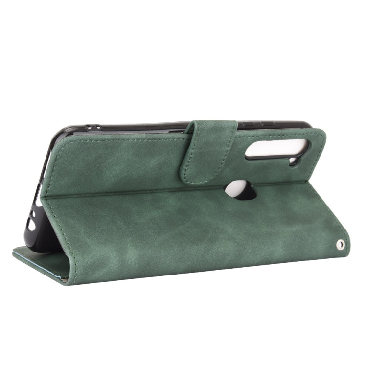 For Motorola Moto One Fusion Plus Solid Color Skin Feel Magnetic Buckle Horizontal Flip Calf Texture PU Leather Case with Holder & Card Slots & Wallet