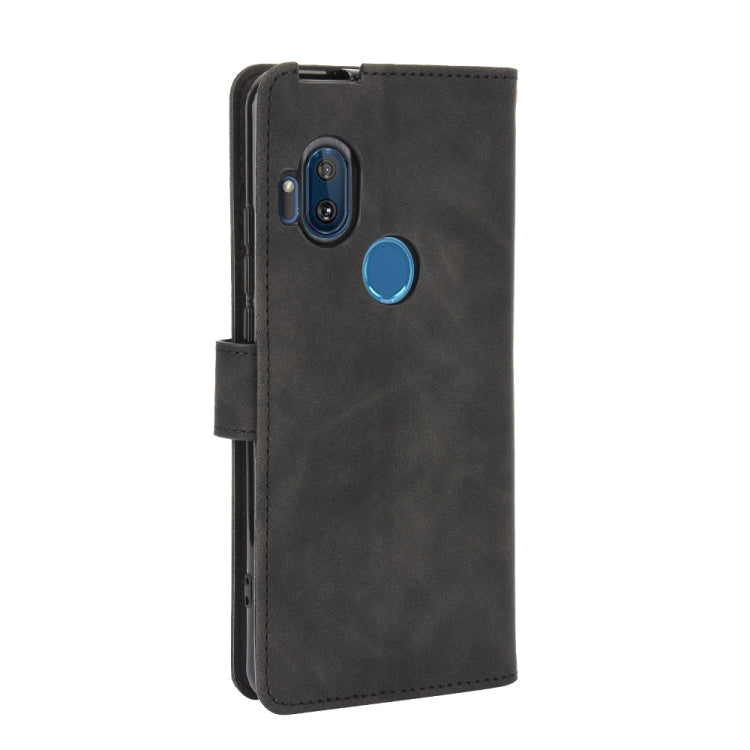 For Motorola Moto One Hyper Solid Color Skin Feel Magnetic Buckle Horizontal Flip Calf Texture PU Leather Case with Holder & Card Slots & Wallet