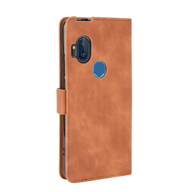 For Motorola Moto One Hyper Solid Color Skin Feel Magnetic Buckle Horizontal Flip Calf Texture PU Leather Case with Holder & Card Slots & Wallet