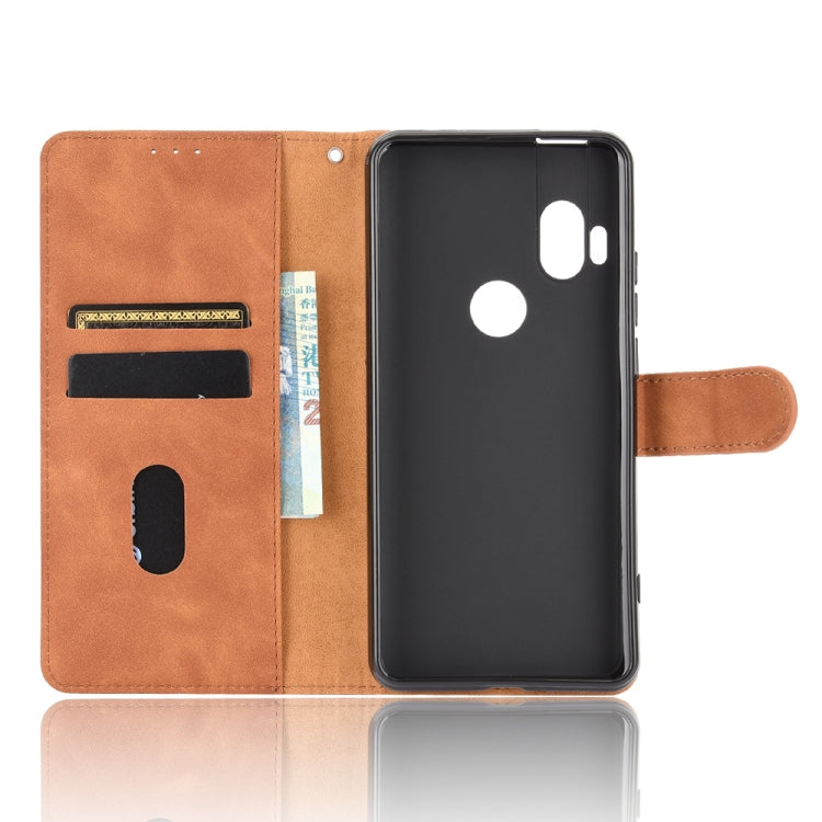 For Motorola Moto One Hyper Solid Color Skin Feel Magnetic Buckle Horizontal Flip Calf Texture PU Leather Case with Holder & Card Slots & Wallet