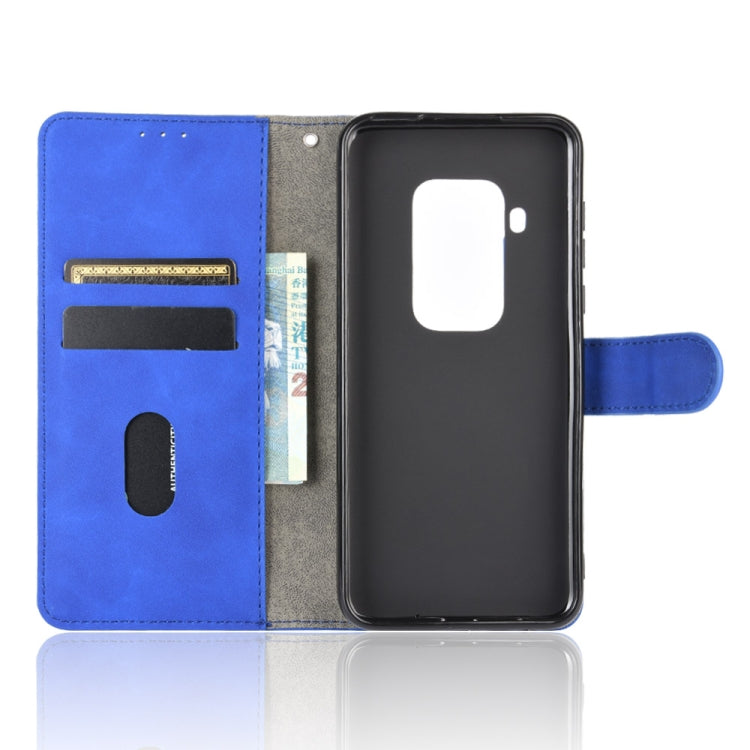 For Motorola Moto One Pro / One Zoom Solid Color Skin Feel Magnetic Buckle Horizontal Flip Calf Texture PU Leather Case with Holder & Card Slots & Wallet