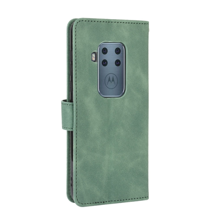 For Motorola Moto One Pro / One Zoom Solid Color Skin Feel Magnetic Buckle Horizontal Flip Calf Texture PU Leather Case with Holder & Card Slots & Wallet
