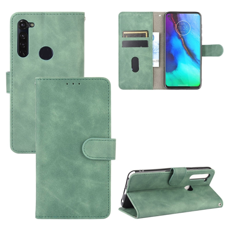 For Motorola Moto G Stylus / G Pro Solid Color Skin Feel Magnetic Buckle Horizontal Flip Calf Texture PU Leather Case with Holder & Card Slots & Wallet