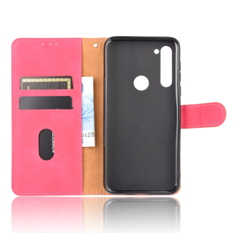 For Motorola Moto G Stylus / G Pro Solid Color Skin Feel Magnetic Buckle Horizontal Flip Calf Texture PU Leather Case with Holder & Card Slots & Wallet