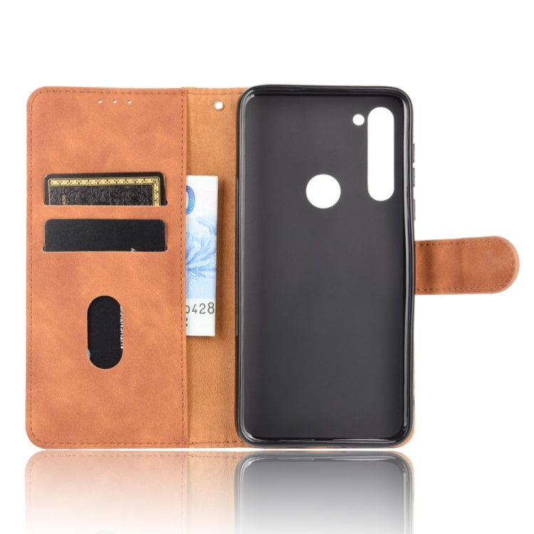 For Motorola Moto G Stylus / G Pro Solid Color Skin Feel Magnetic Buckle Horizontal Flip Calf Texture PU Leather Case with Holder & Card Slots & Wallet