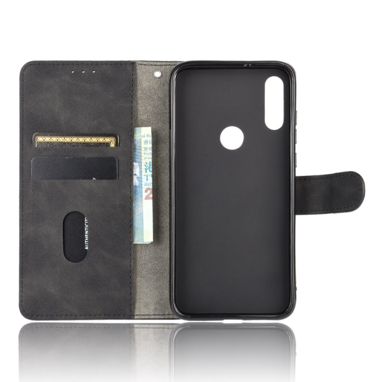 For Motorola Moto E(2020) Solid Color Skin Feel Magnetic Buckle Horizontal Flip Calf Texture PU Leather Case with Holder & Card Slots & Wallet